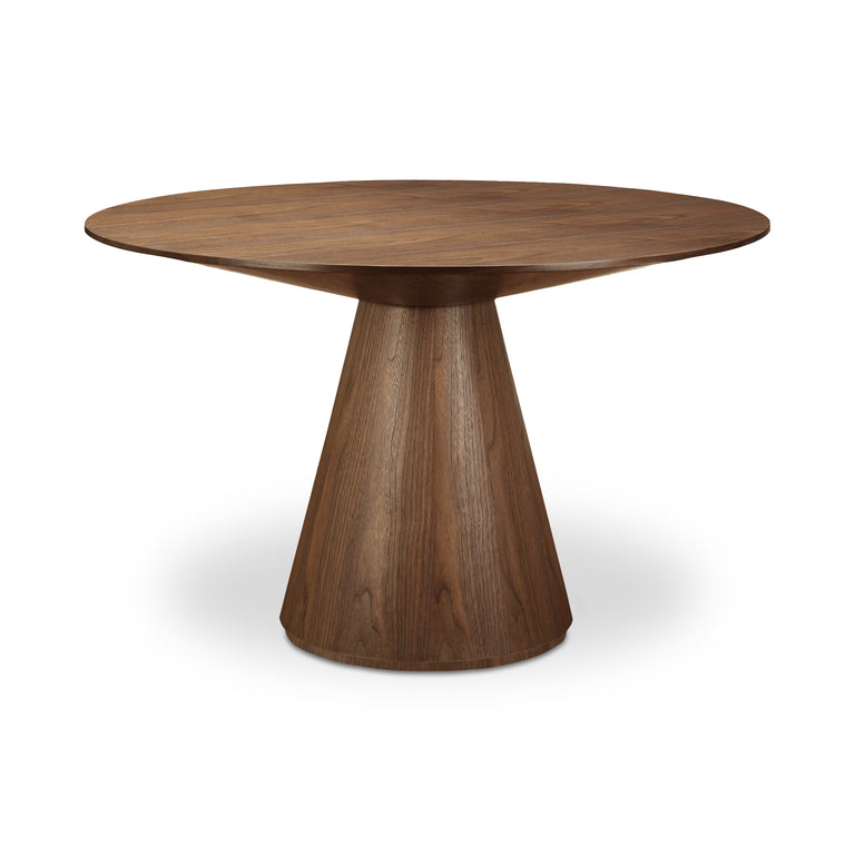 OTAGO 47 IN ROUND DINING TABLE WALNUT