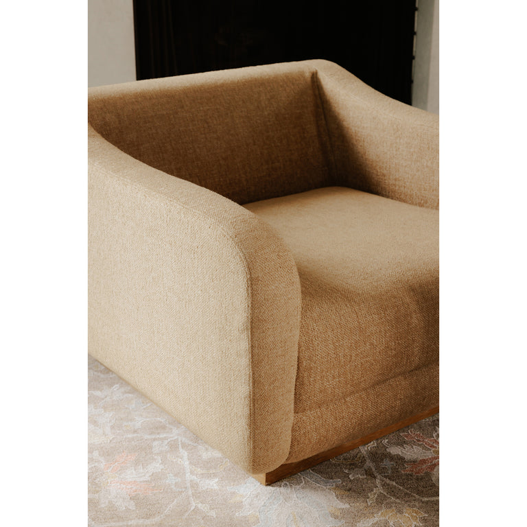 KEANE LOUNGE CHAIR OCHRE