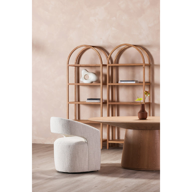 BARROW ROLLING DINING CHAIR AMBER GLOW