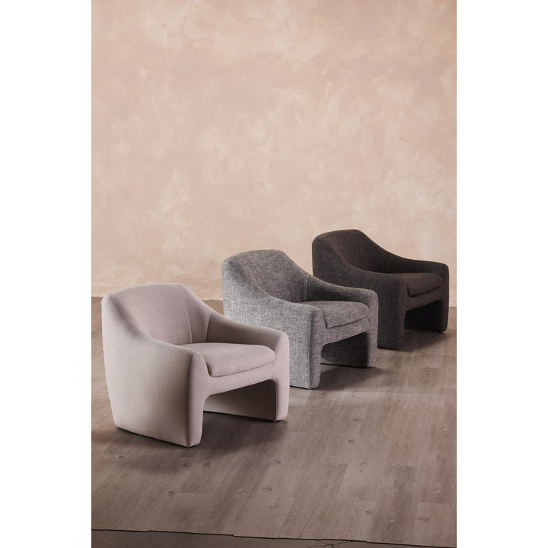 KENZIE ACCENT CHAIR SLATED MOSS