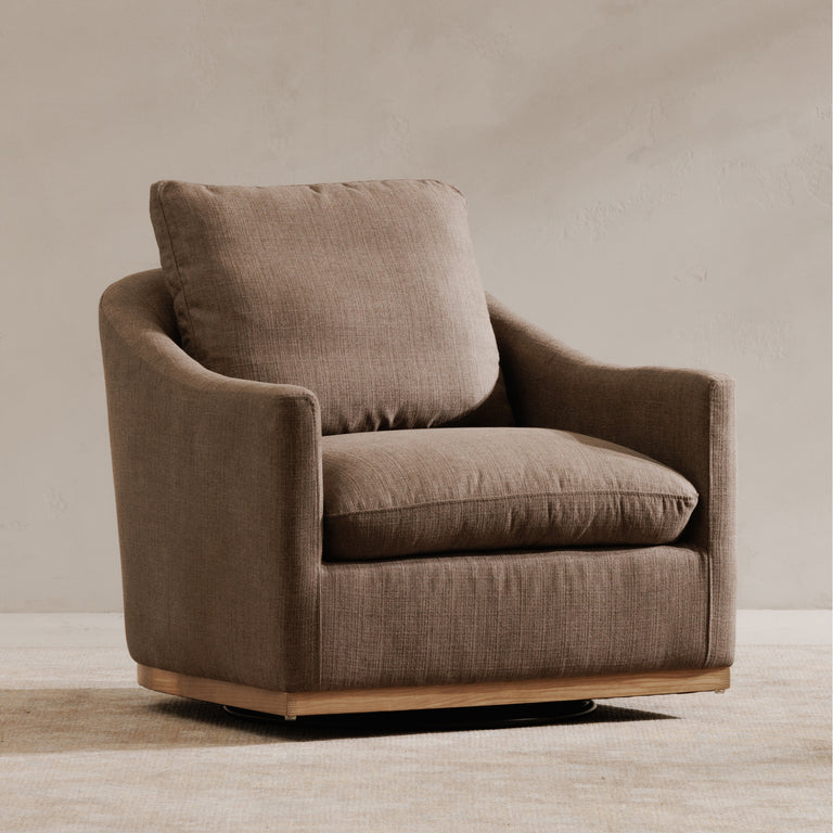 LINDEN SWIVEL CHAIR SOFT BEIGE