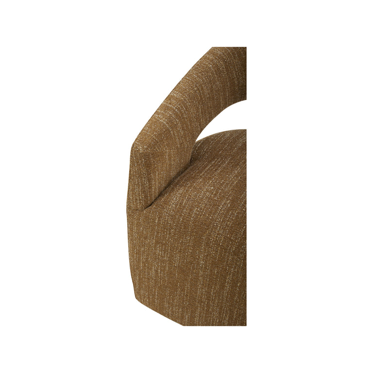 BARROW ROLLING DINING CHAIR AMBER GLOW