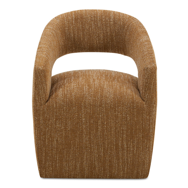 BARROW ROLLING DINING CHAIR AMBER GLOW