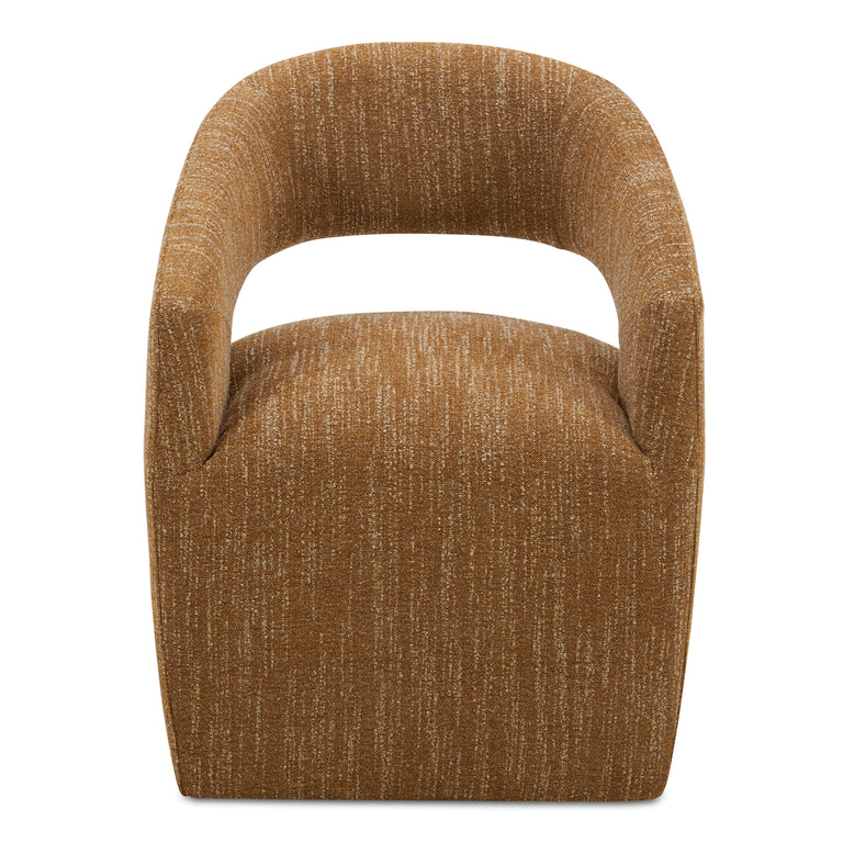 BARROW ROLLING DINING CHAIR AMBER GLOW