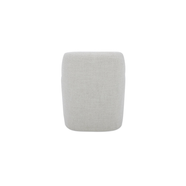 MAISIE ROLLING DINING CHAIR FLECKED OAT