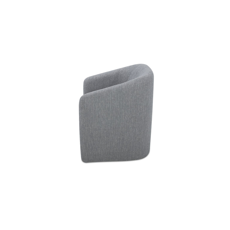 SANDY ROLLING DINING CHAIR GREY