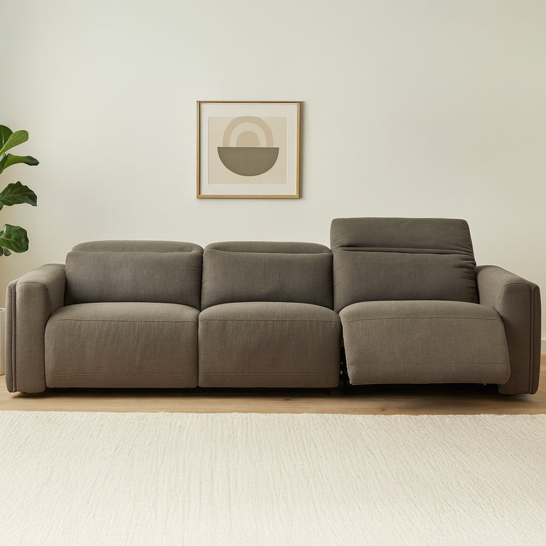 WILDER POWER RECLINER SOFA FLECKED OAT