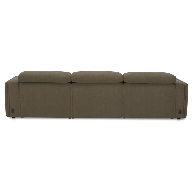 WILDER POWER RECLINER SOFA FLECKED OAT