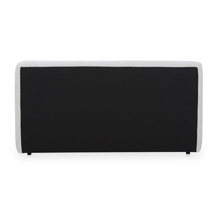 TORY KING BED PEBBLE