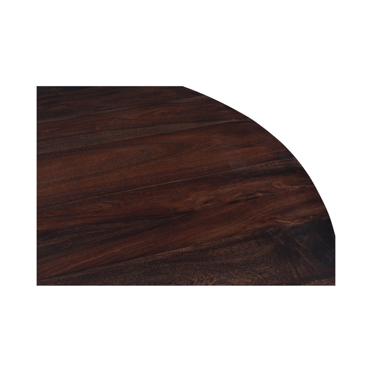 MYRON DINING TABLE DARK BROWN