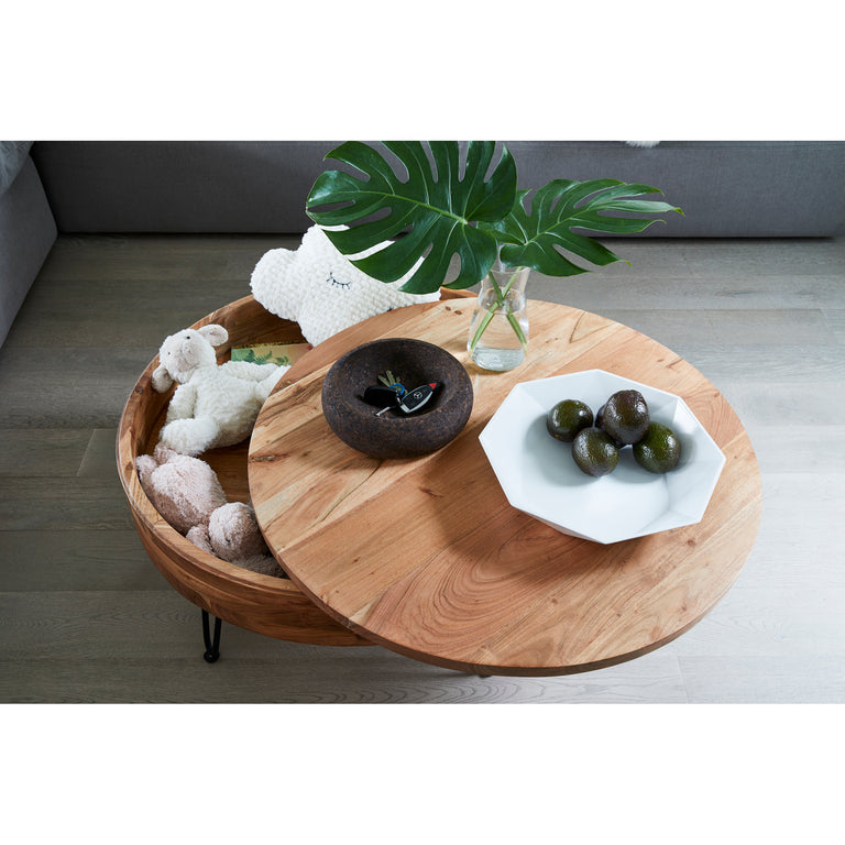 PRIVADO STORAGE COFFEE TABLE NATURAL