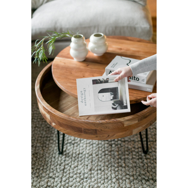 PRIVADO STORAGE COFFEE TABLE NATURAL