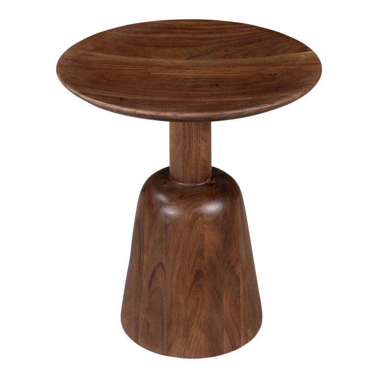 NELS END TABLE DARK BROWN