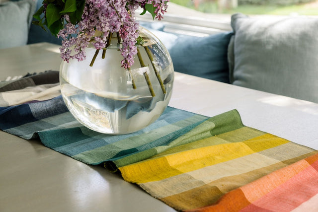 KALAM HANDWOVEN ETHIOPIAN COTTON TABLE RUNNER | ENTERTAINING
