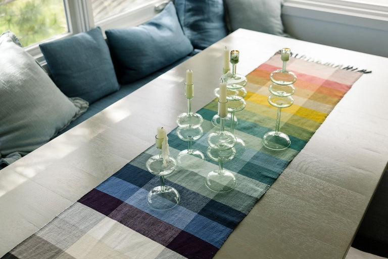 KALAM HANDWOVEN ETHIOPIAN COTTON TABLE RUNNER | ENTERTAINING
