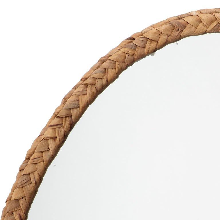 SPARROW BRAIDED OVAL MIRROR