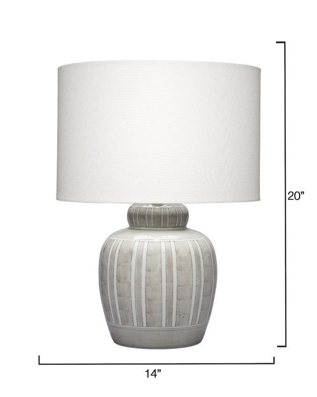 ARTHUR TABLE LAMP GREY