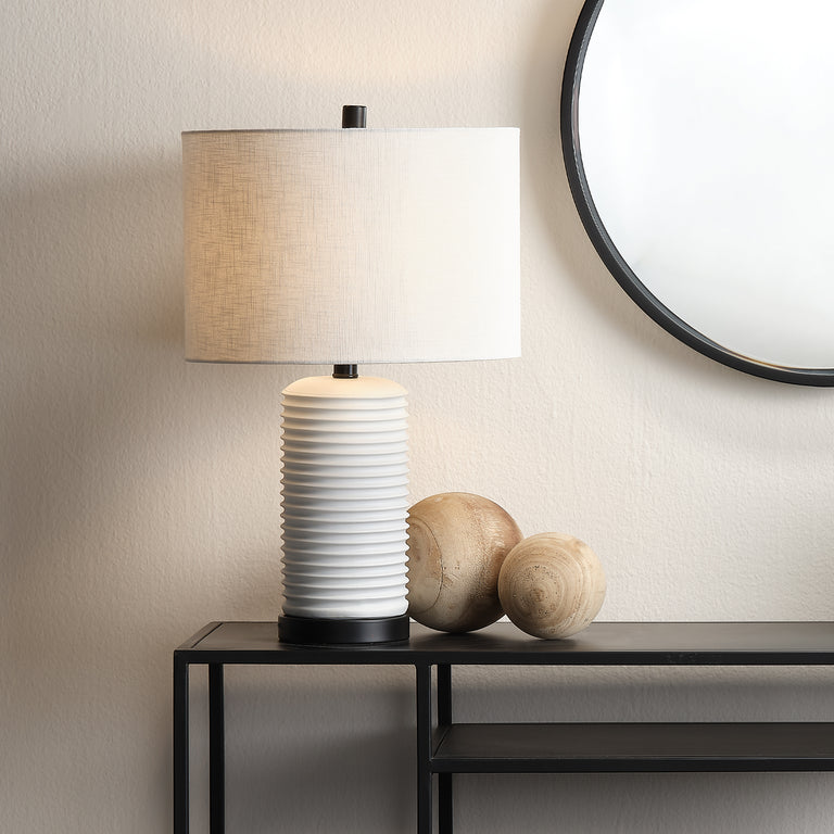 FURROWED TABLE LAMP