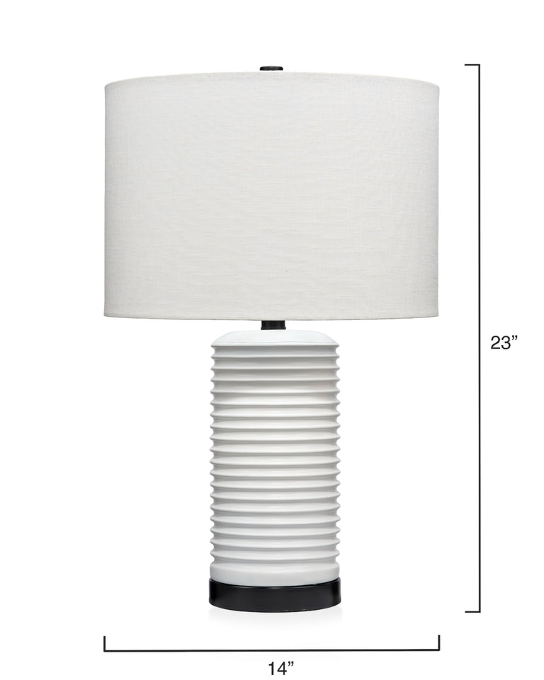 FURROWED TABLE LAMP