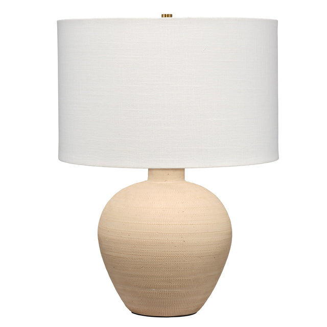 TABLE LAMP, TOASTED CREAM