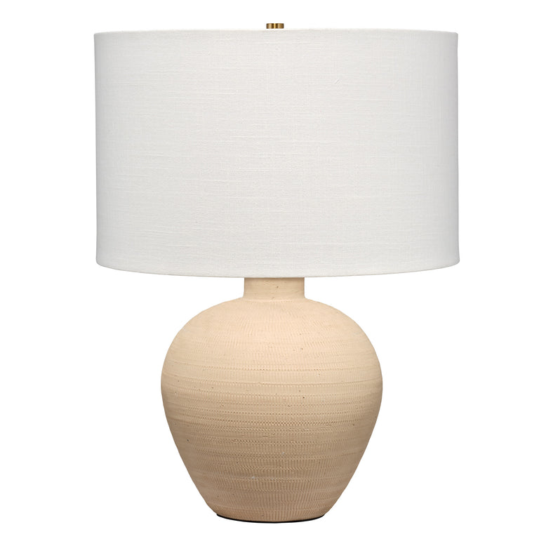TABLE LAMP, TOASTED CREAM