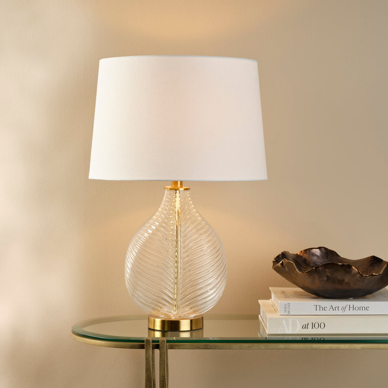 TABLE LAMP, GLASS