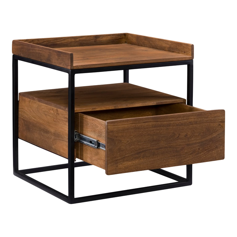 VANCOUVER SIDE TABLE LIGHT BROWN