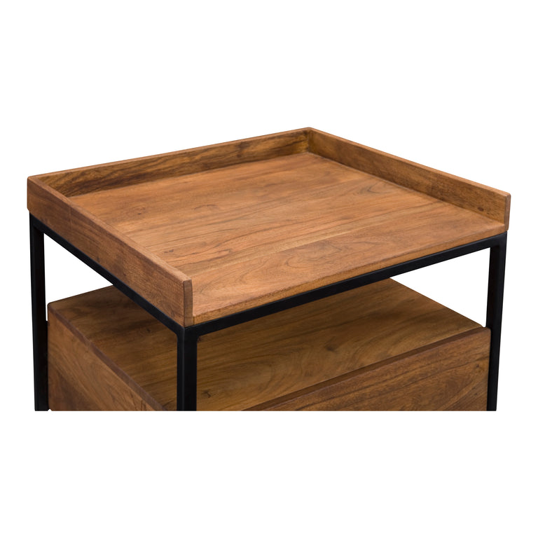 VANCOUVER SIDE TABLE LIGHT BROWN