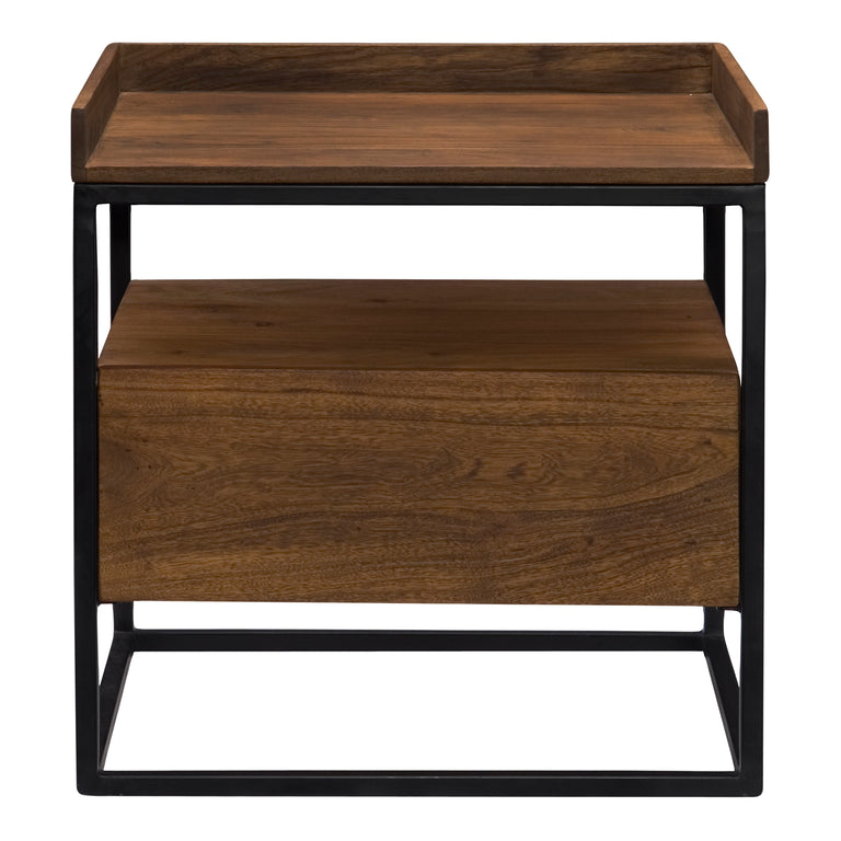 VANCOUVER SIDE TABLE LIGHT BROWN