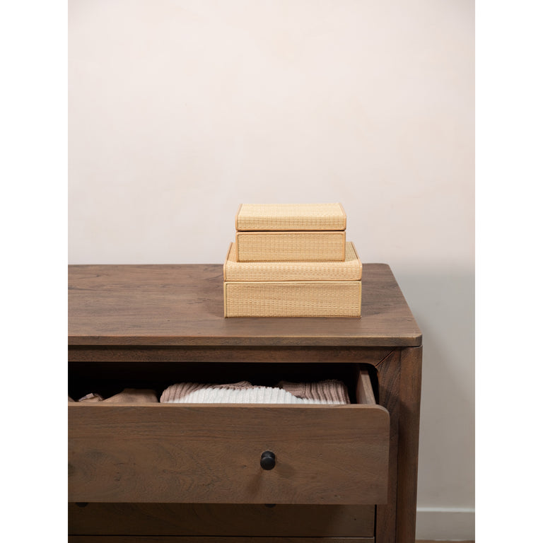 MABEL 6 DRAWER DRESSER DARK BROWN