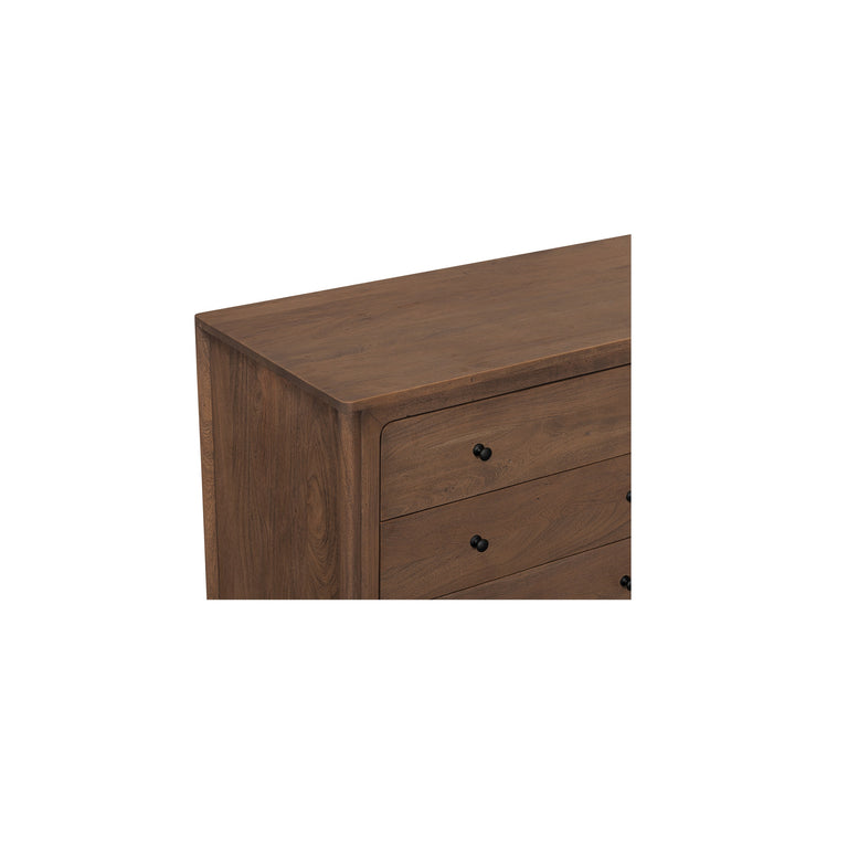 MABEL 6 DRAWER DRESSER DARK BROWN
