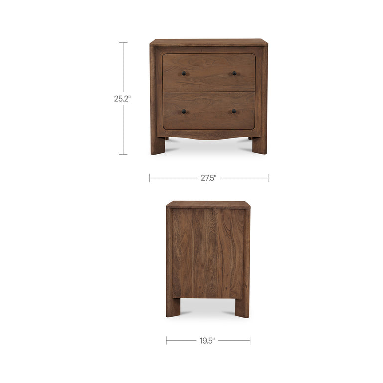 MABEL NIGHTSTAND DARK BROWN