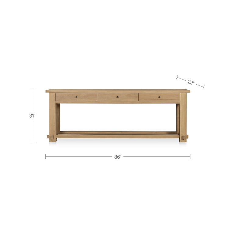 MOREY CONSOLE TABLE NATURAL