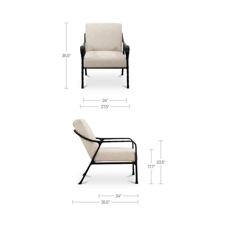 ROWE ACCENT CHAIR BEIGE