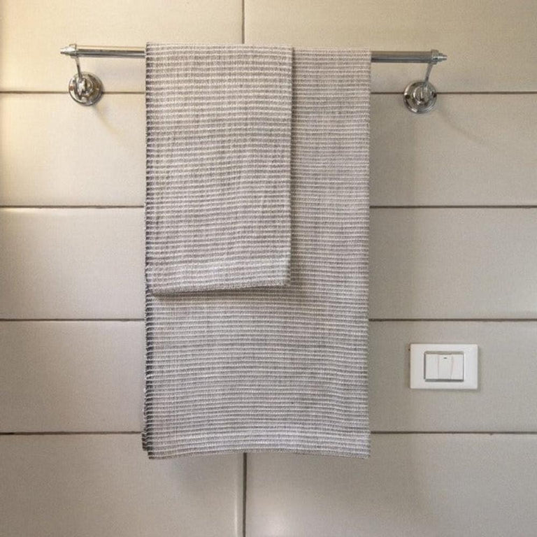 ZARIMA HANDWOVEN ETHIOPIAN COTTON WAFFLE BATH TOWEL | BATH