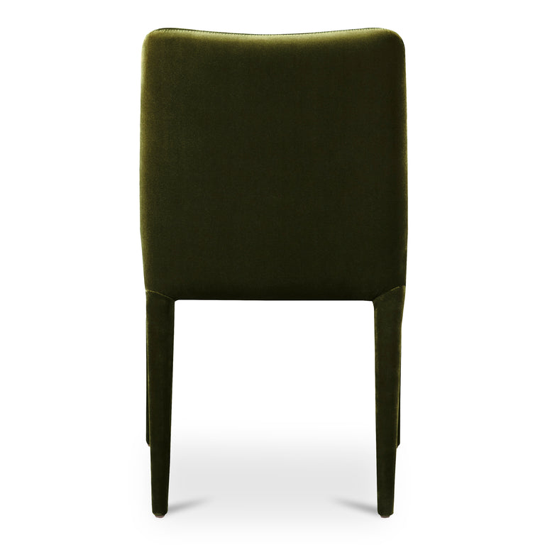 CALLA DINING CHAIR GREEN VELVET - SET OF TWO