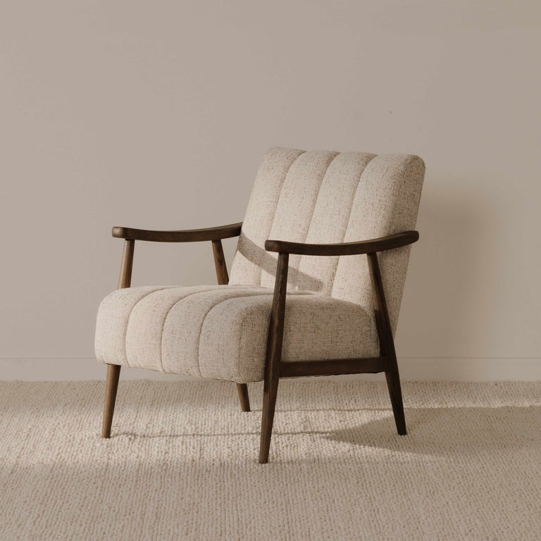 ASTER ACCENT CHAIR PEBBLED BEIGE