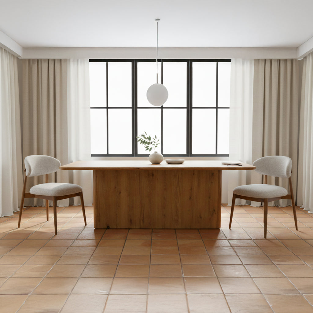 ELLIE DINING CHAIR LIGHT BROWN | STAG & MANOR