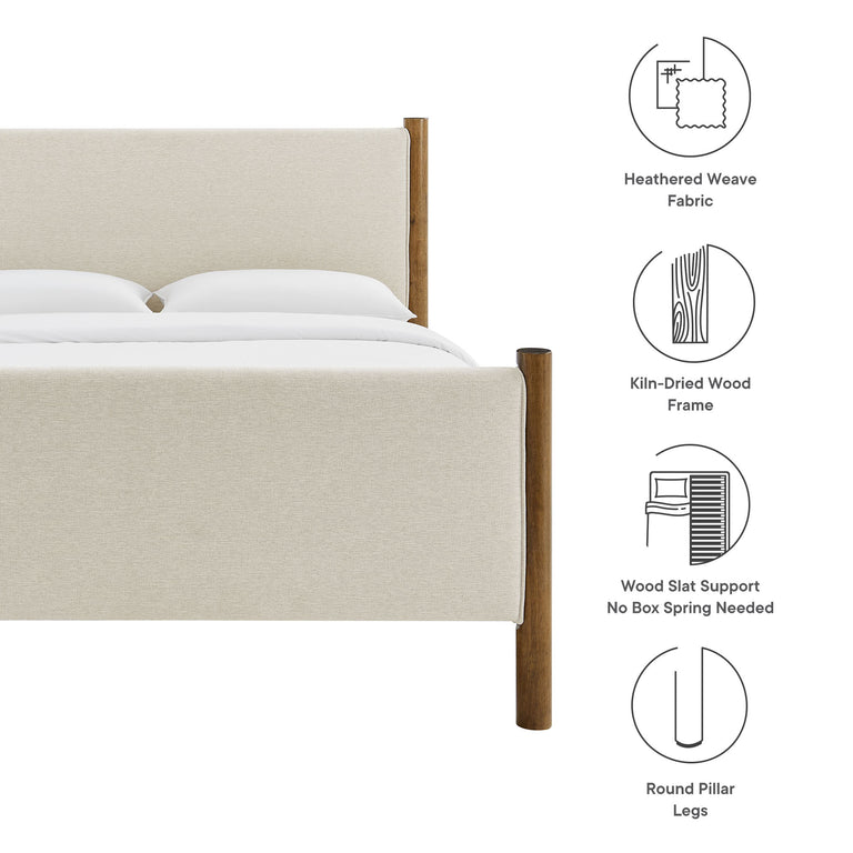 MAVEN | BEDS | IVORY WALNUT