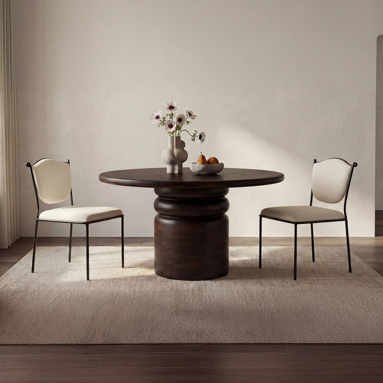 FERRIS DINING CHAIR CREAM