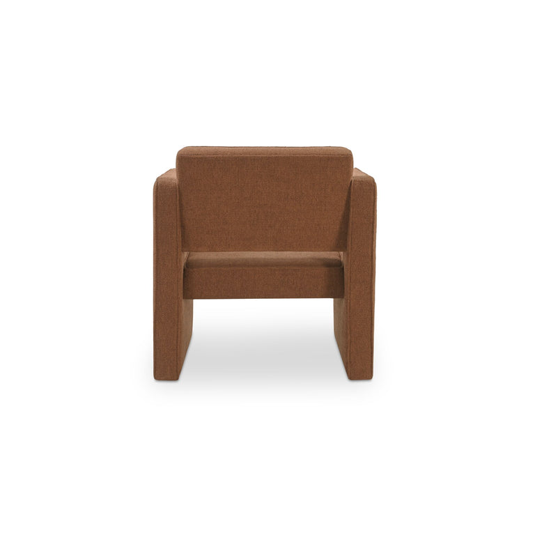 HARRIS ACCENT CHAIR BLACK AND BEIGE WEAVE