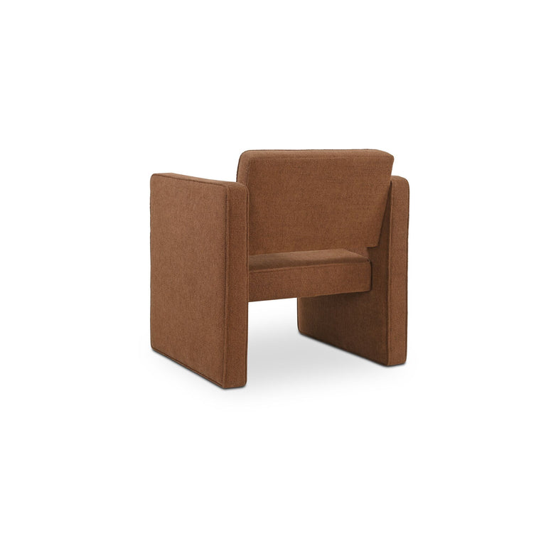 HARRIS ACCENT CHAIR BLACK AND BEIGE WEAVE