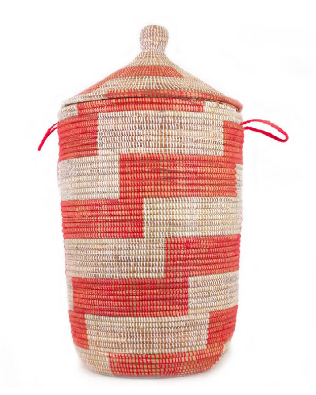 Large Storage Basket - Red Stripe | BASKETS