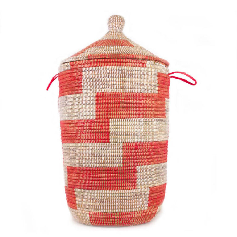 Large Storage Basket - Red Stripe | BASKETS