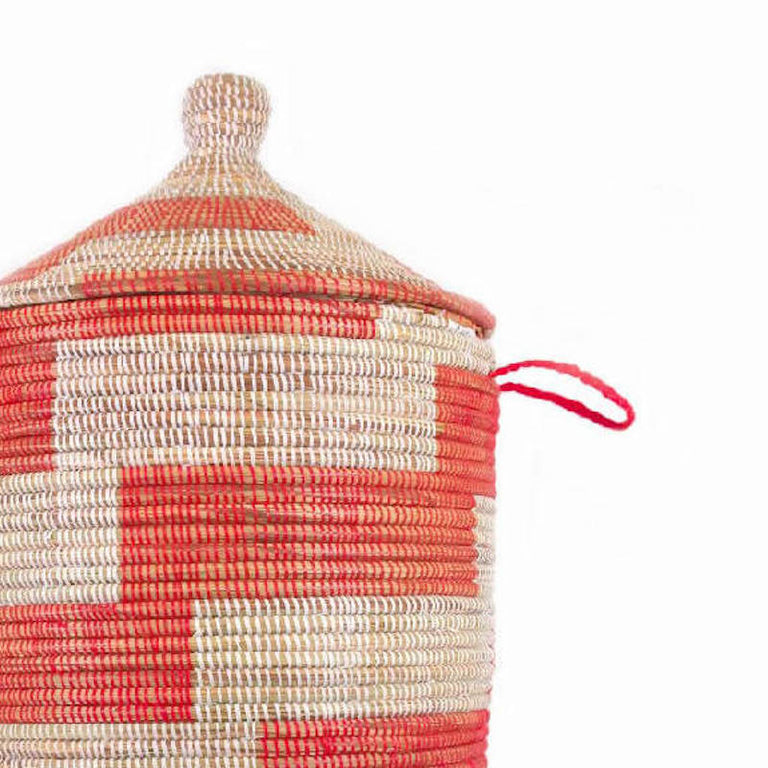 Large Storage Basket - Red Stripe | BASKETS