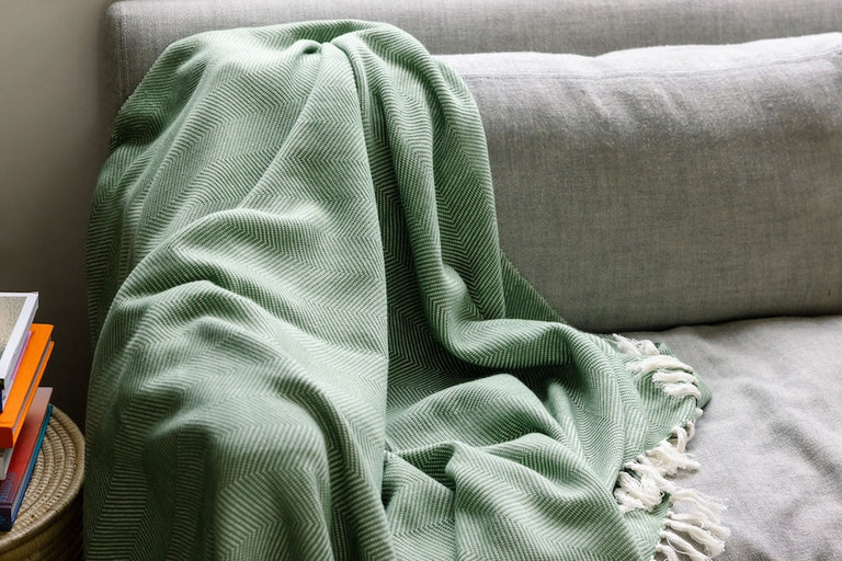 MECHOT HANDWOVEN ETHIOPIAN COTTON THROW BLANKET | THROWS