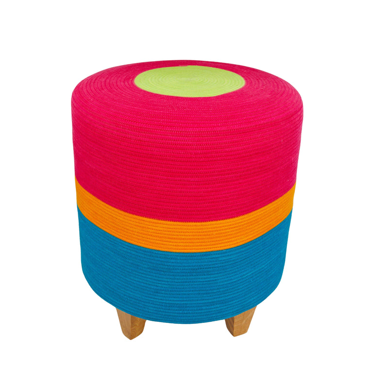 OTTOMAN - FUCHSIA & TEAL | SEATING from South Africa