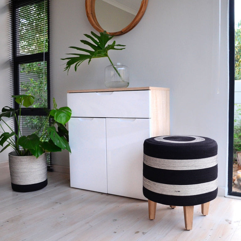 OTTOMAN - LIQUORICE | SEATING from South Africa