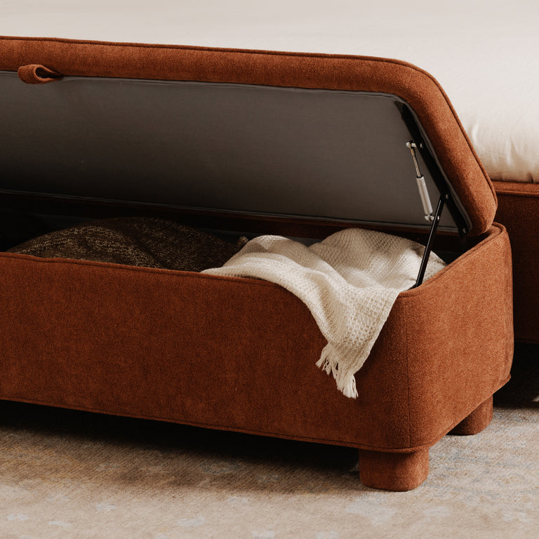 ICHIGO STORAGE BENCH DEEP ORANGE