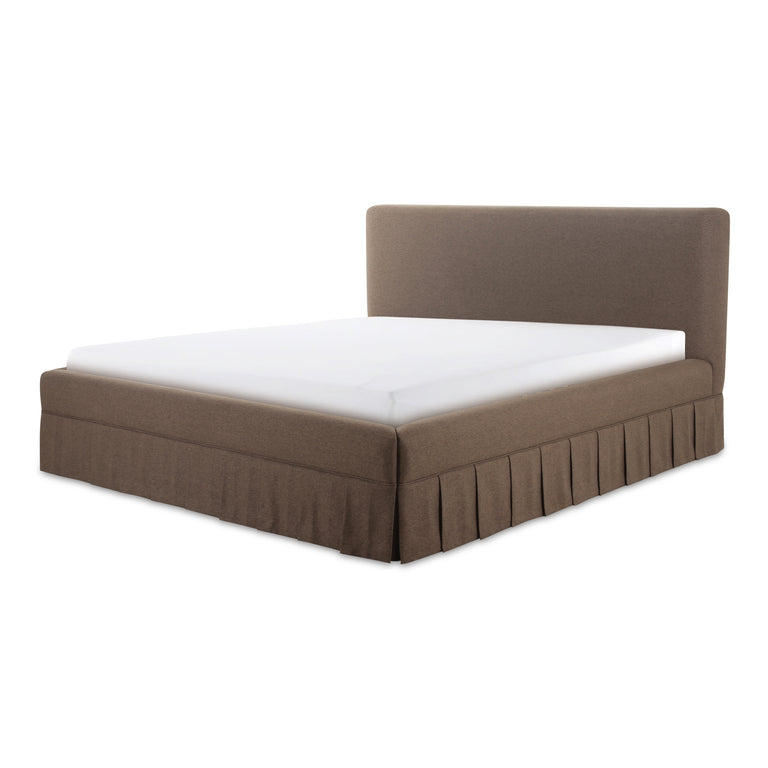 MAREN KING BED BROWN